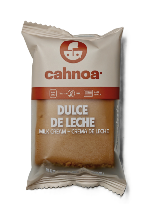 Cahnoa Dulce de Leche Milk Cream Bars 16 Pack | Soft Handmade Latin Dessert Candy
