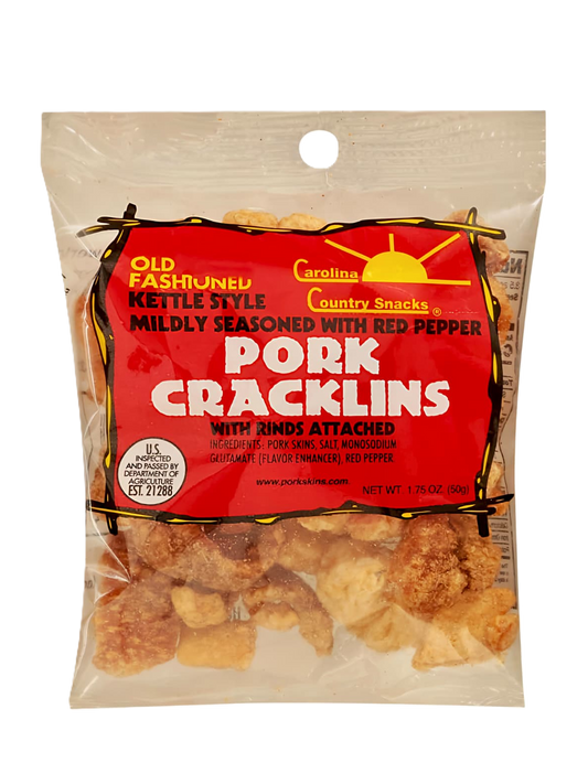 Carolina Country Snacks – Chicharrones de cerdo ligeramente sazonados (50 g)