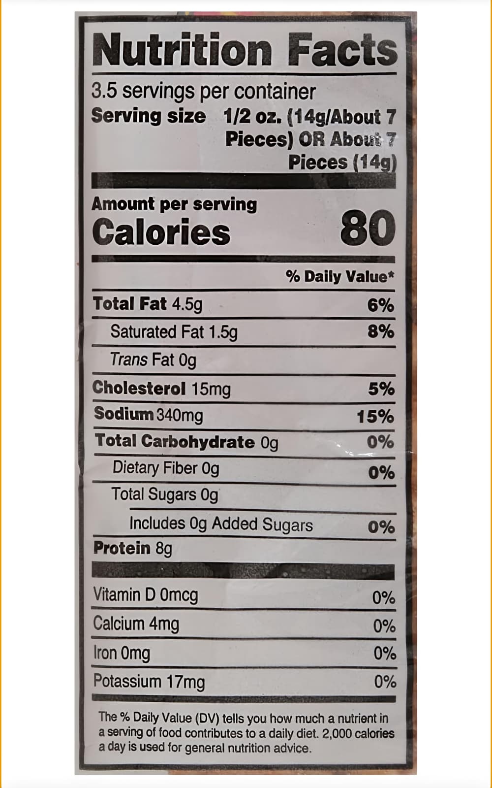 Carolina Country Snacks – Chicharrones de cerdo ligeramente sazonados (50 g)