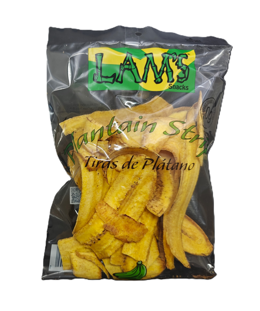 Lam’s Plantain Strips – 3 oz | Classic Crunchy Tiras de Plátano Snack